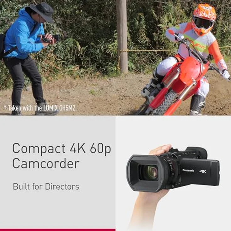 Panasonic HC-X1600E, 4K 60p Camcorder mit 24-fachem optischem Zoom und 3,5 Zoll Display, schwarz – Bild 3