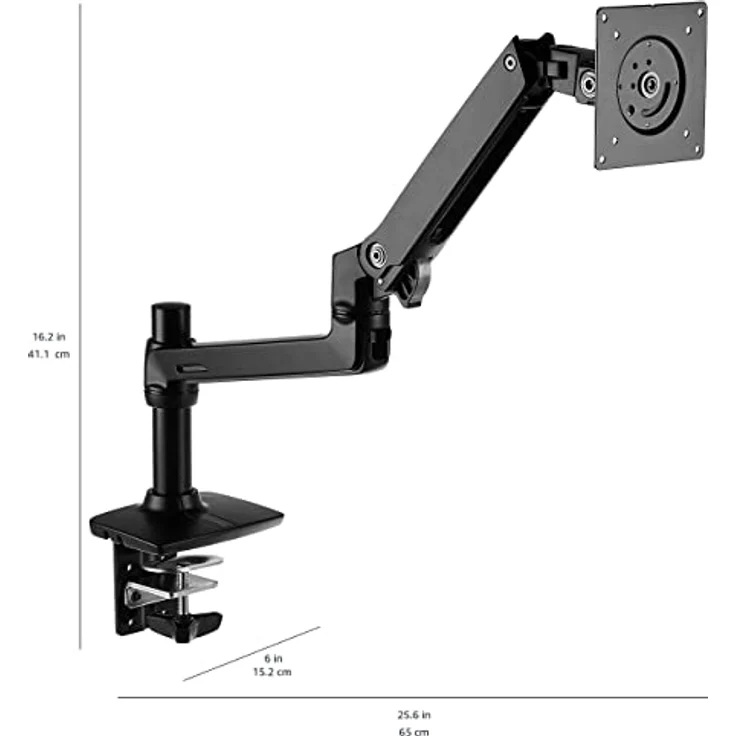 AmazonBasics Tischhalterung mit Arm für 1 Monitor – Bild 4