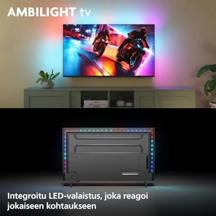 Philips 85MLED910/12, 85 Zoll QD Mini-LED Smart-TV mit 4K Auflösung, Ambilight, WLAN, Schwarz – Bild 3