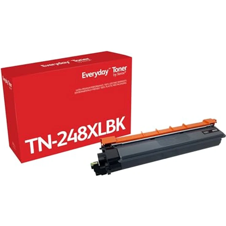 Xerox Everyday Toner kompatibel mit Brother TN248XL, hohe Kapazität, Schwarz, Seitenleistung 3000, Kunststofffreie Verpackung