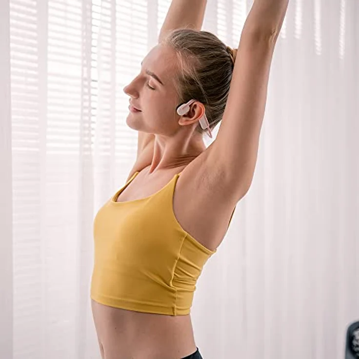 Shokz OpenMove Himalayan Pink, Open-Ear-Kopfhörer (Knochenschall-Hörer), Nackenbügel, wasserdicht, pink – Bild 5