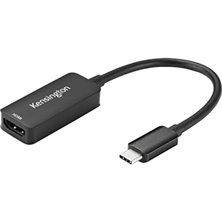 Kensington CV4200H USB-C auf HDMI Adapter, 4K/8K Dual Monitor, universell kompatibel mit Windows 10, macOS, Chrome OS, Thunderbolt 3 & 4