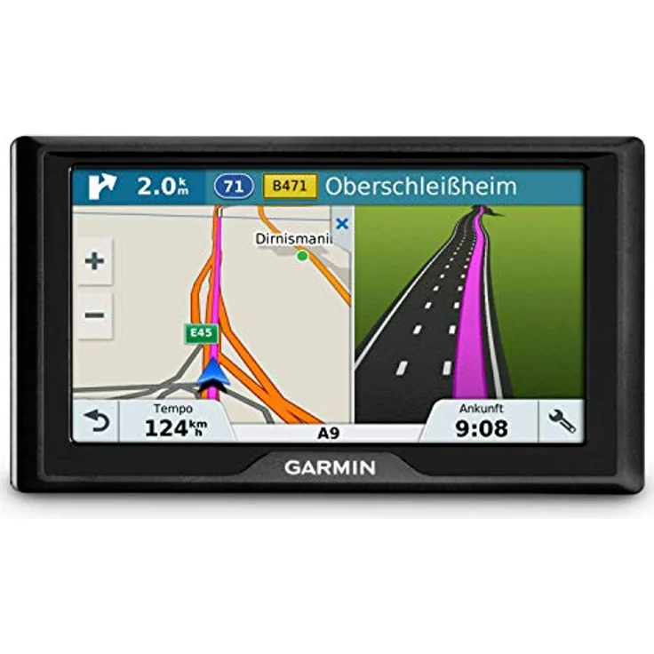 Garmin Drive 61 LMT-S EU, 15,5 cm (6,1 Zoll) Navigationsgerät mit lebenslangen Kartenupdates für Europa und Echtzeit-Verkehrsinformationen, schwarz – Bild 1