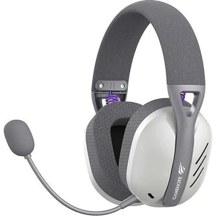 Havit Fuxi-H3, Gaming Kopfhörer mit Quad-Mode-Design, kabellos und kabelgebunden, 20-20000 Hz, grau, 186,6 g
