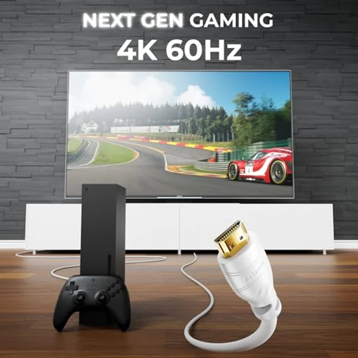 deleyCON 5m HDMI Kabel   HDMI 2.0 / 1.4a kompatibel   High Speed mit Ethernet (Neuster Standard)   ARC   3D   4K Ultra HD (1080p/2160p) – Bild 4