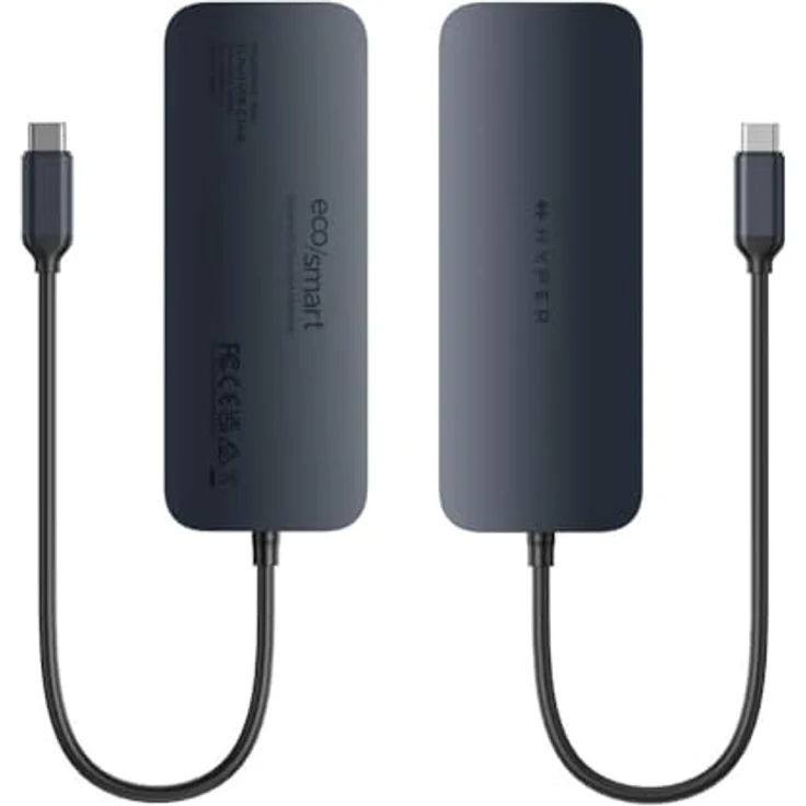 Targus Hyper HyperDrive EcoSmart Gen.2 Dual HDMI USB-C 11-in-1 Hub in Midnight Blue - Duale erweiterte 4K60Hz-Monitorunterstützung, 10 Gbit/s USB 3.2, 140 W PD 3.1 – Bild 4