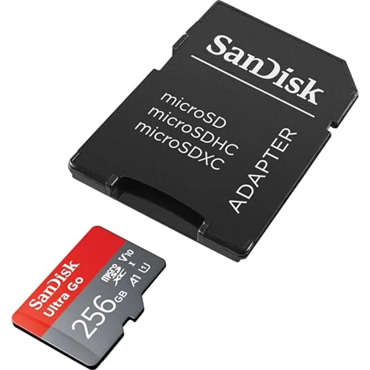 SanDisk Ultra Go Micro SDXC Speicherkarte 256 GB + SD Adapter, für Android Smartphones und Tablets, bis zu 150 MB/s, A1, Full HD Video, UHS-I, Class 10, U1 – Bild 3