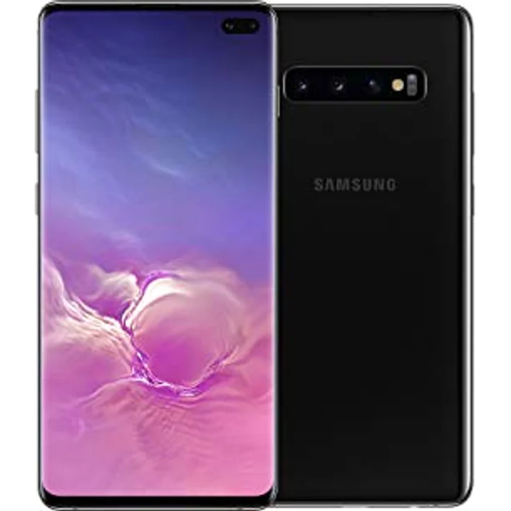 Samsung Galaxy S10+ Smartphone (16.3cm (6.4 Zoll) 128 GB interner Speicher, 8 GB RAM, prism Schwarz) - [Standard] Deutsche Version – Bild 1
