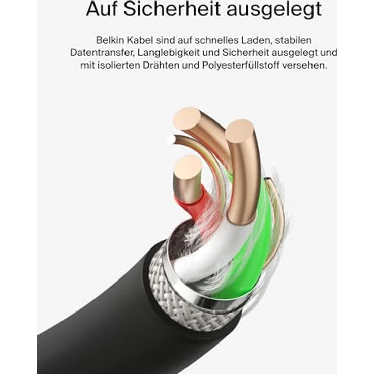 Belkin BOOST CHARGE - USB-Kabel - USB-C (M) bis USB (M) - 1,0m - Schwarz (CAB001BT1MBK) - Preisvergleich – Bild 6