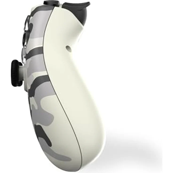 Trade Invaders Wireless Controller für PS4, 3,5mm Klinkenanschluss, LED-White Camo, drahtlos mit vibrierenden Tasten, Weiss – Bild 4