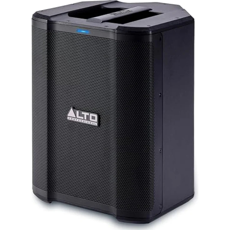 ALTO Busker 200 Watt Tragbares PA Lautsprechersystem, Akku, Bluetooth 5.3, 3-Kanal Mixer, Alesis FX, App-Steuerung, USB-Aufladung, Schwarz – Bild 1