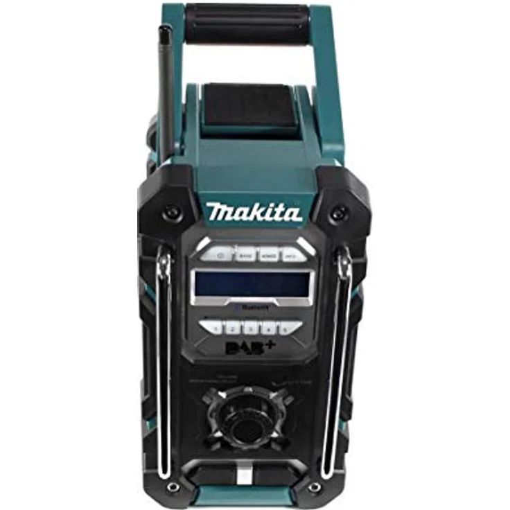 Makita DMR 112 RT1 7,2 - 18V Bluetooth + 1x 5,0Ah Akku + Ladegerät Baustellenradio mit Bluetooth, geeignet für Outdoor, blau – Bild 3