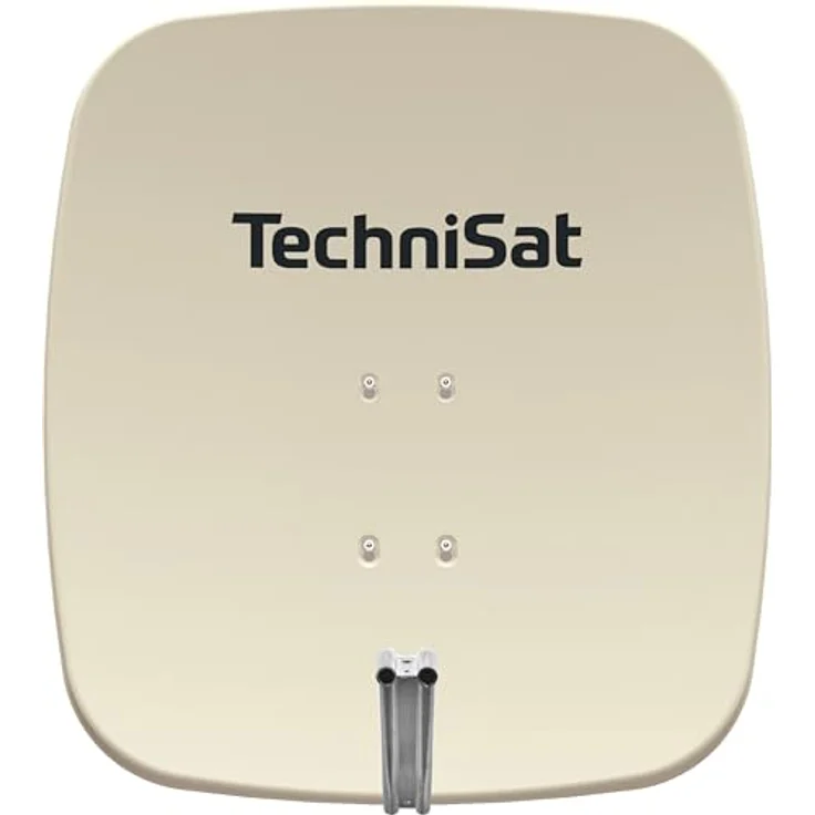 TechniSat SATMAN 65 Plus, Satellitenschüssel 65 cm mit Masthalterung und LNB-Halteschelle, wetterbeständig, Beige – Bild 2