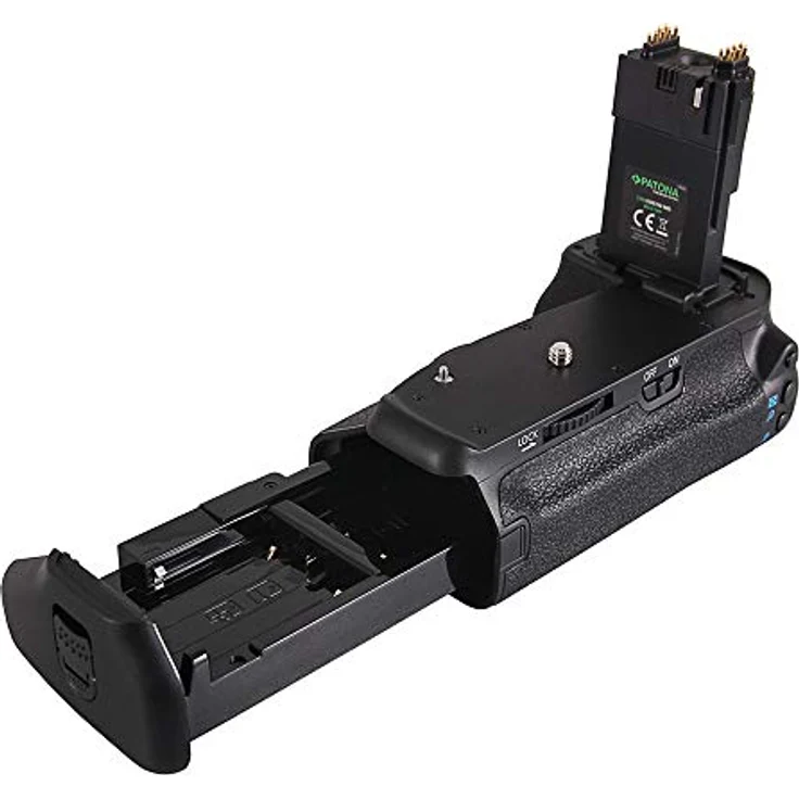 Patona Premium Batteriegriff BG-E14H für Canon EOS 70D/80D, ergonomischer Batteriegriff mit Platz für 2 Akkus LP-E6 oder 6 AA Akkus – Bild 4