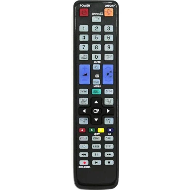 Alltro Ersatz Fernbedienung für Samsung BN59-01039A TV, inklusive aller Originalfunktionen, plug-and-play ohne Programmierung – Bild 1