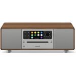 sonoro Prestige Kompaktanlage mit CD Player, Bluetooth und Internetradio (UKW, WLAN, DAB Plus, Spotify, Amazon, Deezer) Walnuss