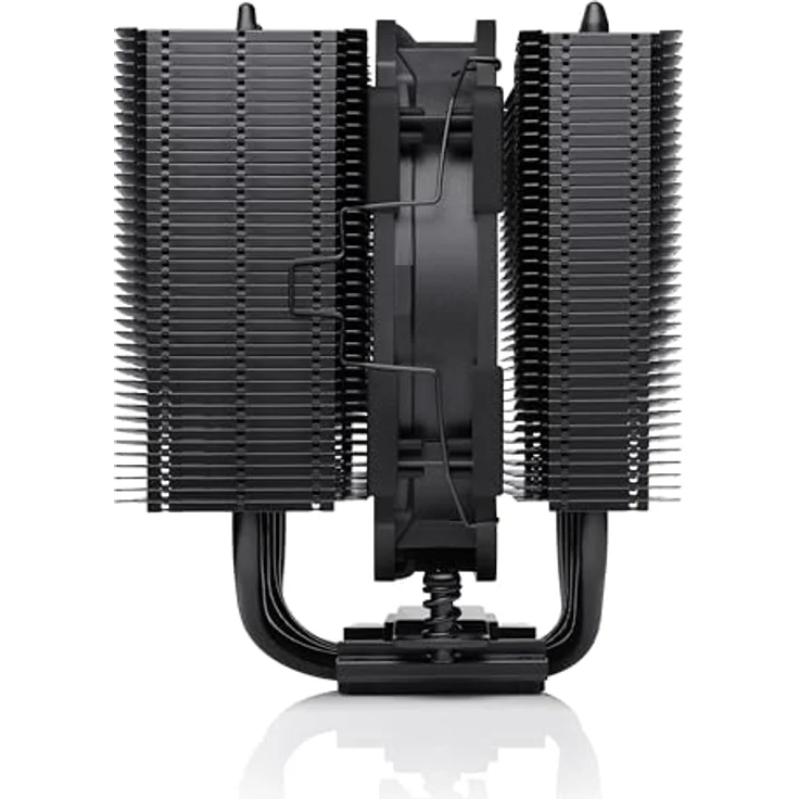 Noctua NH-D12L chromax.black, Low-Profile Dual-Tower CPU Kühler (120mm, Schwarz) – Bild 3