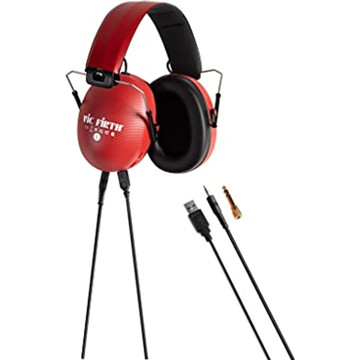 Vic Firth VXHP0012 Bluetooth-Isolationskopfhörer – Rot – Bild 3