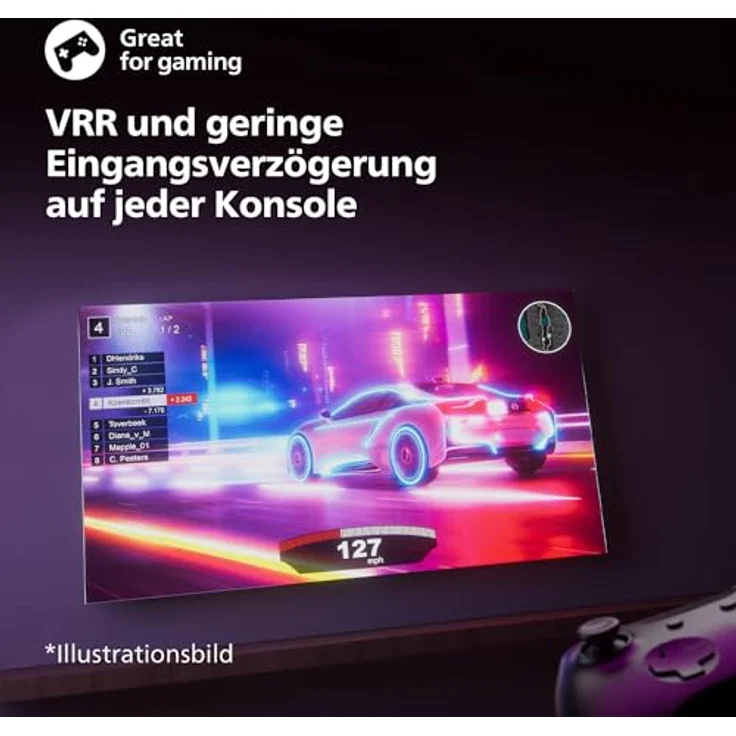 Philips 43PUS7609 4K LED Smart TV - 43-Zoll Display mit Pixel-präziser Ultra HD Titan OS Plattform und Dolby Atmos-Klang. Funktioniert mit Alexa und Google Sprachassistent – Anthrazitgrau – Bild 3