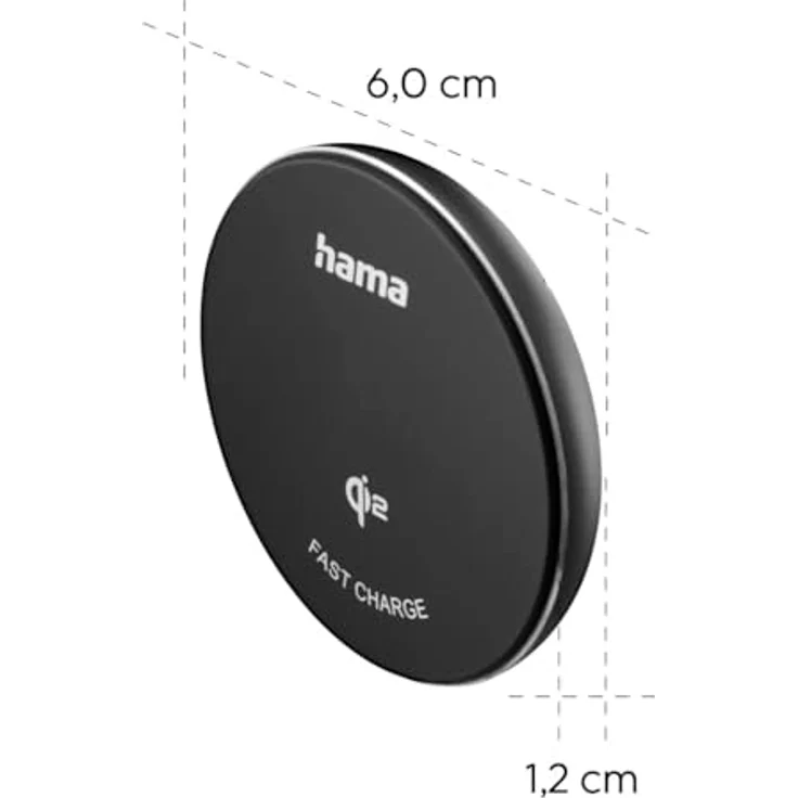 Hama 00201735, Kabelloses Handy-Ladegerät für drinnen, USB, schwarz – Bild 7