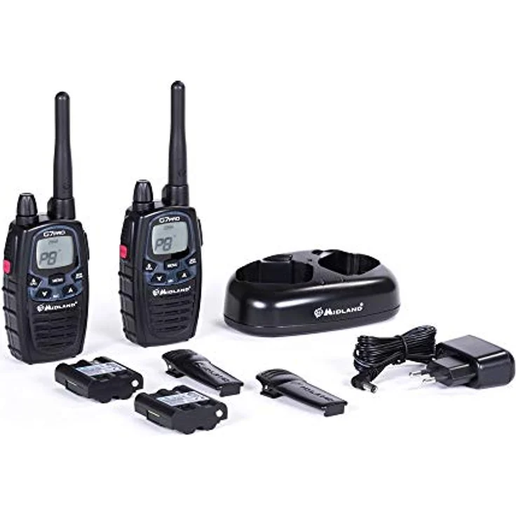 LPD-PMR-Handfunkgerät Midland G7Pro paar C1090.06 2er Set - Roger Beep - 446 MHz - Funk (C1090.06) – Bild 4