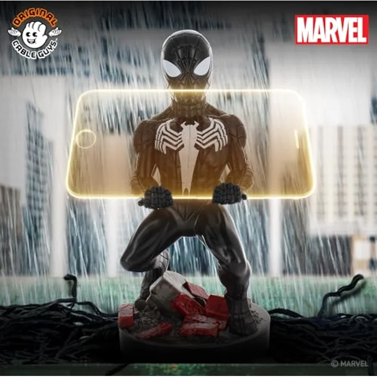 Cable Guys Symbiote Spider-Man, Controller- und Smartphone-Ständer, 21 cm hoch, kompatibel mit PS5 und Xbox Series S/X – Bild 4