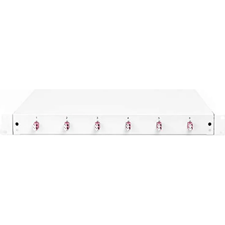 Digitus DN-96330-4 LWL-Patchpanel 6 Port LC, kompakte Spleißbox mit Vollmetallgehäuse und integrierten Spleißkassetten – Bild 8