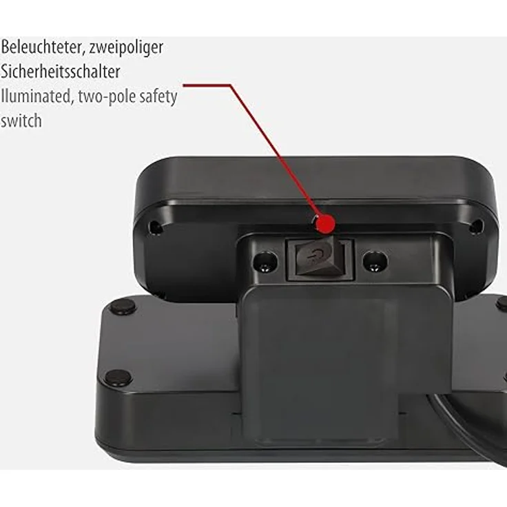 Brennenstuhl estilo Duplex Tischsteckdosenleiste mit Schalter und Überspannungsschutz (USB C Power Delivery, 9x Schutzkontakt-Steckdosen, 2m) silber/schwarz – Bild 4
