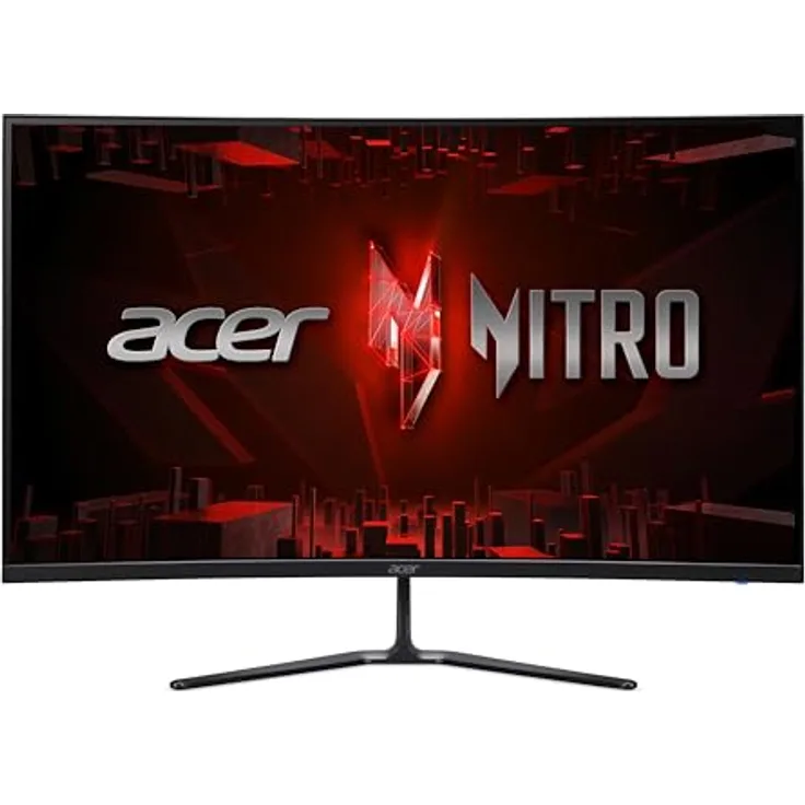 Acer Nitro ED320Q W0, 31.5 Zoll Curved Gaming Monitor, Full HD, VA, 240Hz, 1ms, FreeSync Premium, 2xHDMI 2.1, DP 1.4