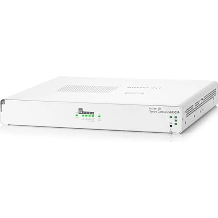 HPE Networking Instant On Secure Gateway SG2505P, 5-Port 2,5G Smart-Managed Gateway mit PoE, 2x 2,5G Base-T, 3x 1G Base-T, 64W PoE Klasse 4, EU-Kabel – Bild 1