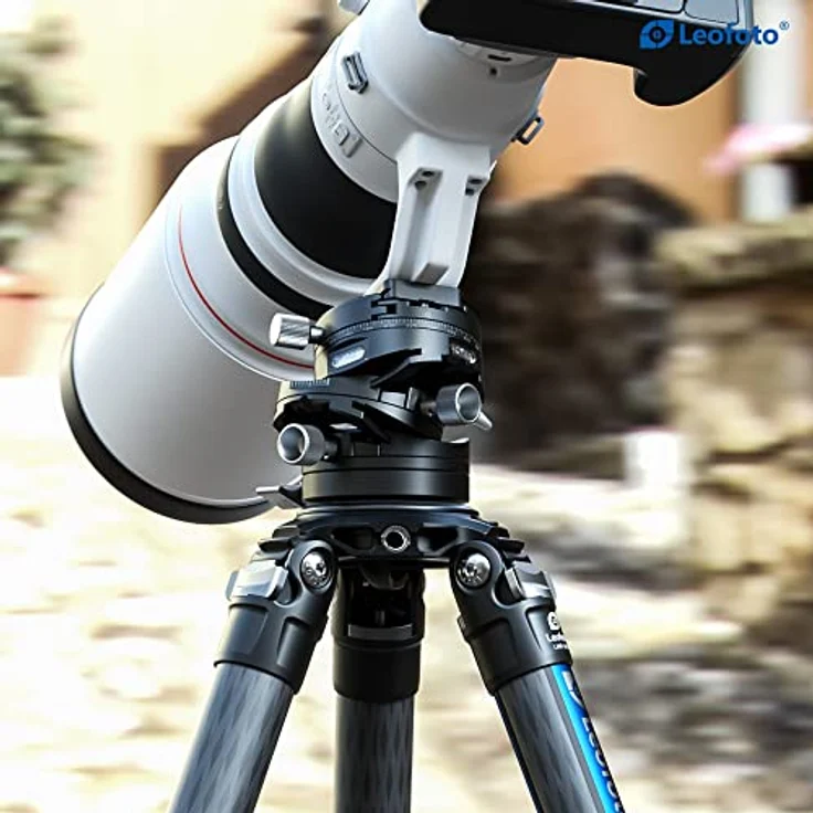 Leofoto Stativ-Panoramakopf G20, Getriebe-Panoramakopf mit 360°-Panorama und lasergravierter Rundum-Skala – Bild 6
