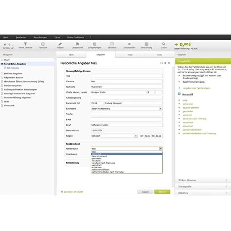 TAXMAN 2022 (für Steuerjahr 2021) | Minibox|Steuererklärungs-Software für Arbeitnehmer, Familien, Studenten und im Ausland Beschäftigte – Bild 2