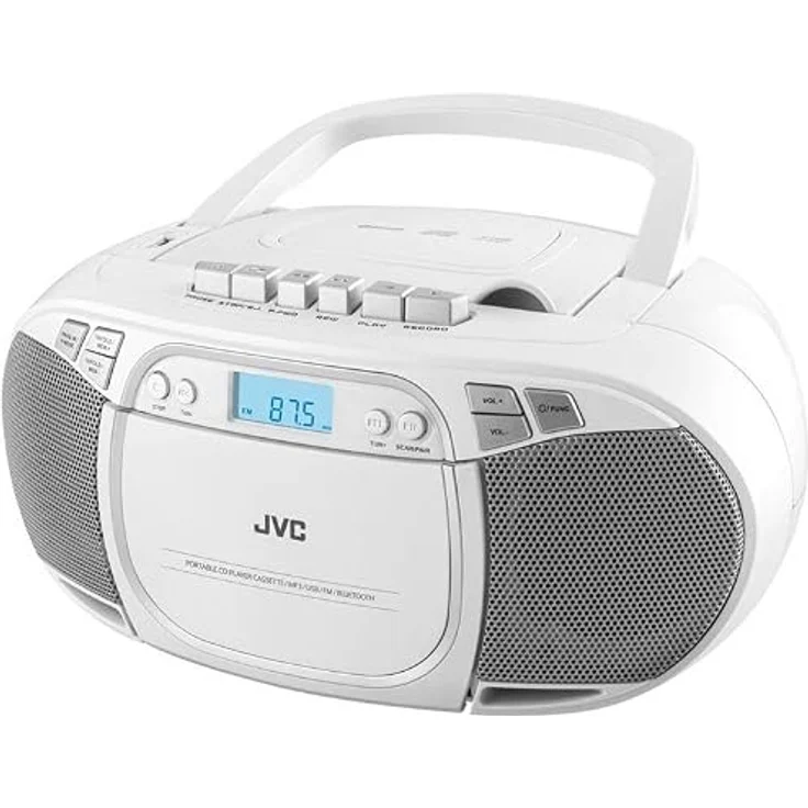 JVC RC-E451W CD player Portable CD player White (UKW, Bluetooth), Radio, Weiss – Bild 2