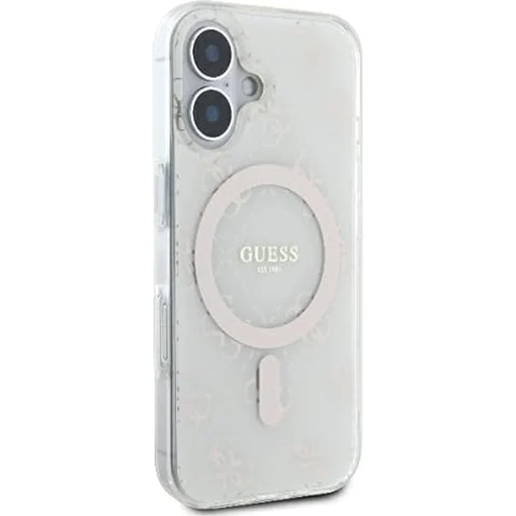 CG MOBILE Guess GUHMP16MH4DTEH, Hartschalenhülle für iPhone 16 Plus 6.7", Weiß, TPU/PC, IML 4G Hintergrund – Bild 4