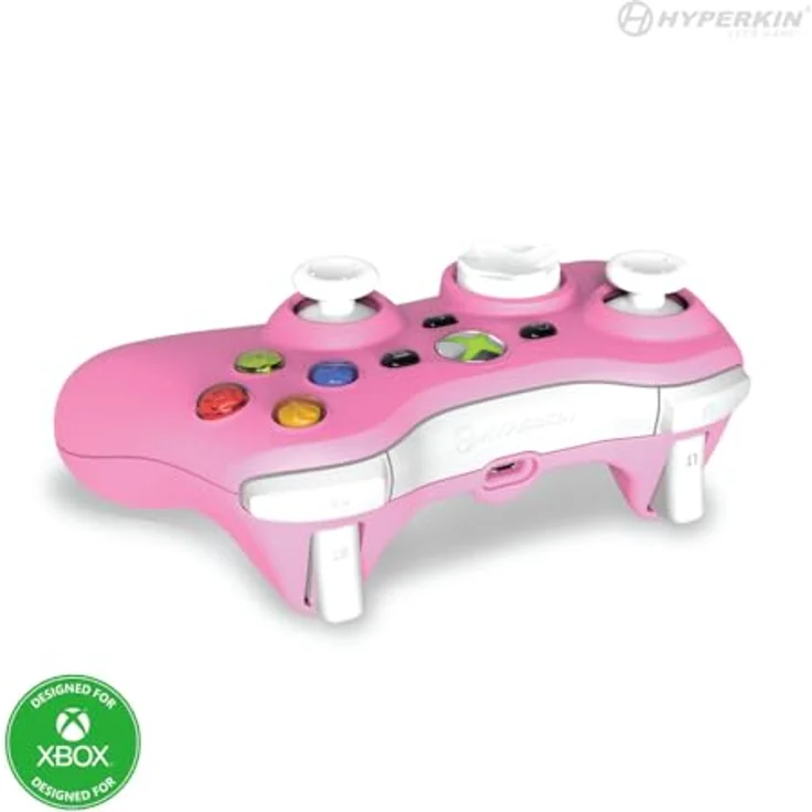 Hyperkin Xenon Wired Controller, Gaming Controller für Xbox X/S, Xbox One und PC, pink, kabelgebunden mit integrierter Vibration und ergonomischem Design – Bild 3