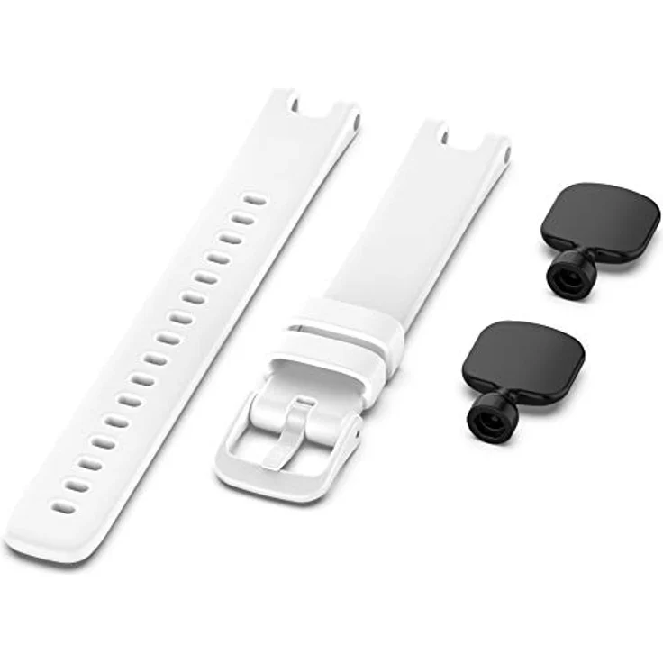Shieranlee Armband für Garmin Lily, Silikon-Ersatzarmband in Schwarz, flexibel und wasserdicht, verstellbar von 16 bis 24 cm – Bild 2