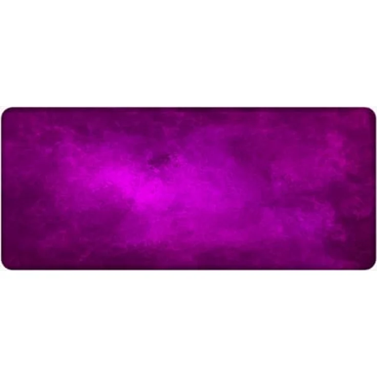 Silent Monsters Mauspad XXL, 900 x 400 mm, lila, mit rutschfester Naturkautschukunterlage, vernähten Kanten und leiser Oberfläche für Gaming und Büro. – Bild 1
