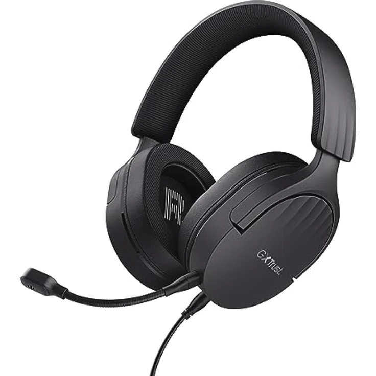 Trust Gaming GXT 489 Fayzo Gaming Headset, 85% Recyclingkunststoff, für PC, PS5, PS4, Xbox Series X|S, Switch, 3,5-mm Klinke, Over-Ear Kopfhörer, Mikrofon mit Geräuschunterdrückung - Schwarz – Bild 1