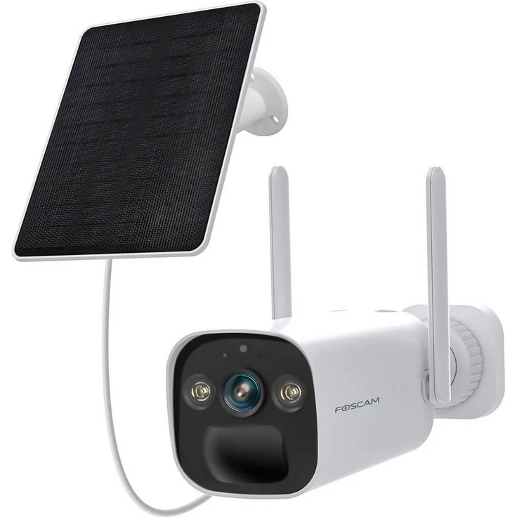 Foscam Überwachungskamera Foscam BP4 2K 4 MP, batteriebetrieben mit Solarpanel, Nachtsicht, Wetterfest, 2-Wege-Audio – Bild 1