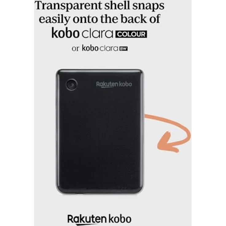 Kobo Clara Colour/BW clear case | Slim & Lightweight Design | Anti-Slip & Scratch Resistant | Compatible with 6" Kobo Clara Colour/BW eReader – Bild 3
