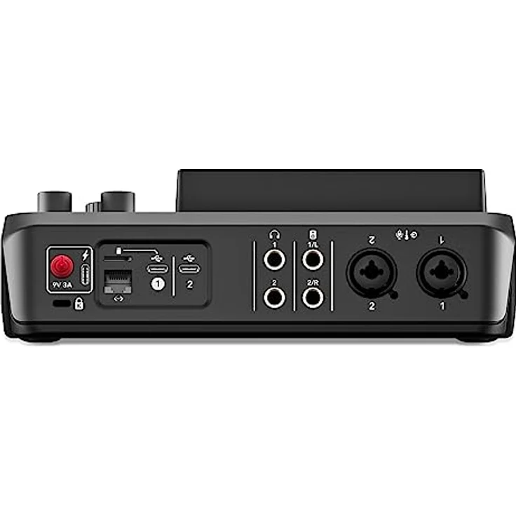 RØDE Rodecaster Duo Audio Production Studio für Podcasts, Streaming, Content Creation + keepdrum Kopfhörer – Bild 4