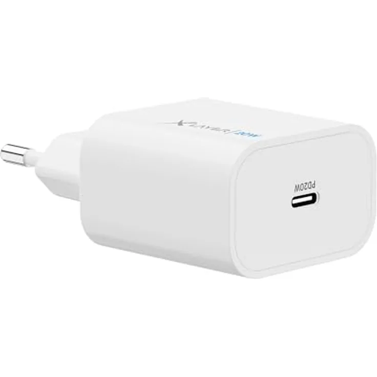 XLayer USB C Ladegerät 20W Netzteil, Schnellladeadapter für iPhone 16/15/14/13/12/11 Pro Max, SE, XS, XR und Samsung Galaxy, kompakt und sicher