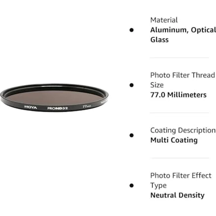 Hoya YPND003277 Pro ND-Filter (Neutral Density 32, 77mm) – Bild 4