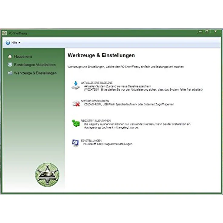 SCHWARZ PC-SHERIFF easy, Antivirenprogramm mit Schutz vor Daten- und Softwarezerstörung, Remote Control durch ClientManager – Bild 2