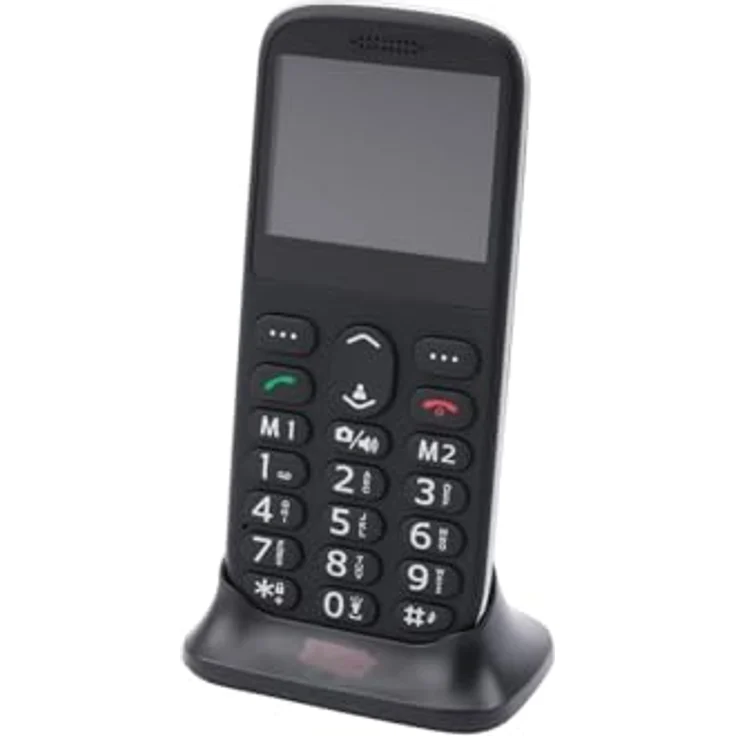Sun Komfort Senioren Mobiltelefon mit Großtasten und großem Farb-LC-Display schwarz – Bild 1