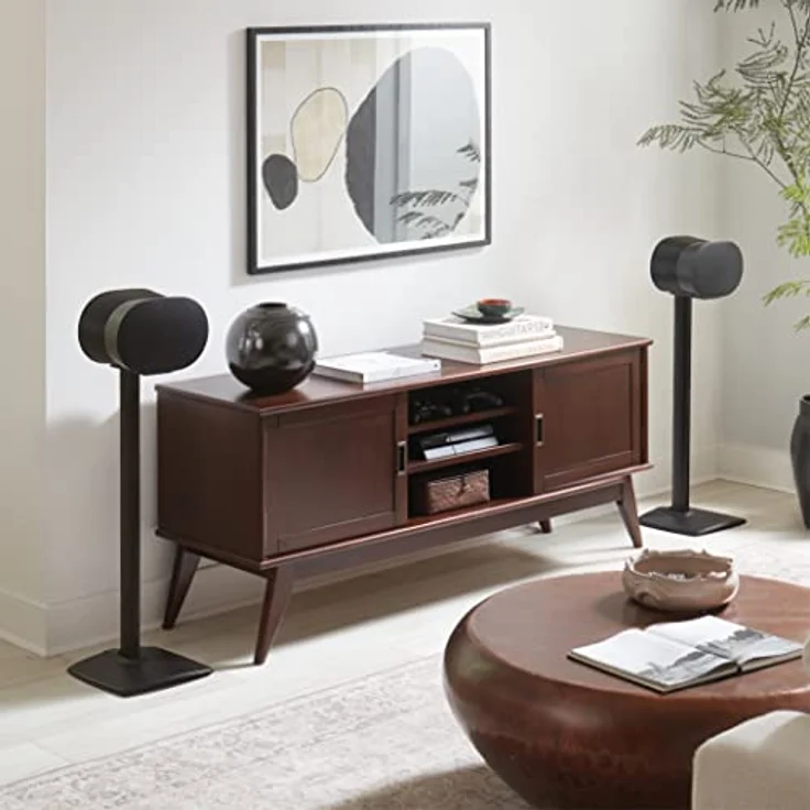 Sanus Lautsprecherständer für Sonos Era 300™ (Paar) – WSSE32-B2, optimale Hörhöhe und elegantes Kabelmanagement, schwarz – Bild 4