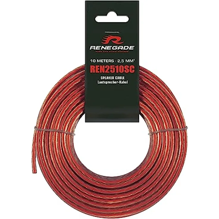 Renegade REN2510SC Cinchkabel 10.00m, braun