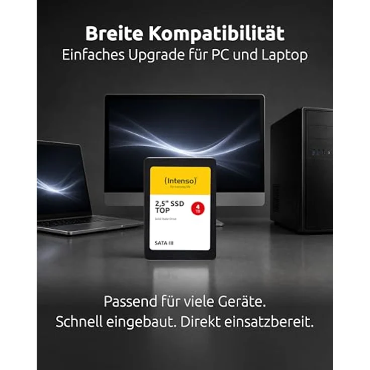 Intenso 6.3 cm (2,5") 4TB SSD SATA III, interne Solid State Drive mit bis zu 550 MB/s Lesegeschwindigkeit – Bild 6