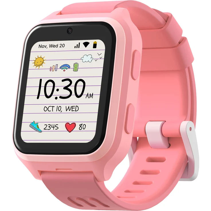 myFirst Fone M1, Smartwatch mit 1,6" AMOLED-Display, pink