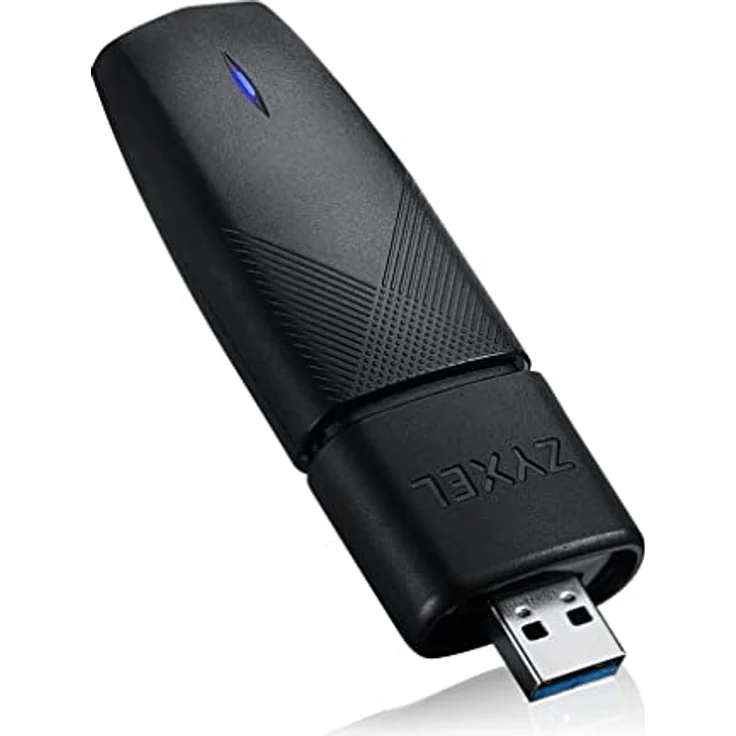Zyxel NWD7605, Dualband USB 3.0 Netzwerkadapter mit 1800 Mbit/s, Schwarz, Wi-Fi 6 (802.11ax) – Bild 1